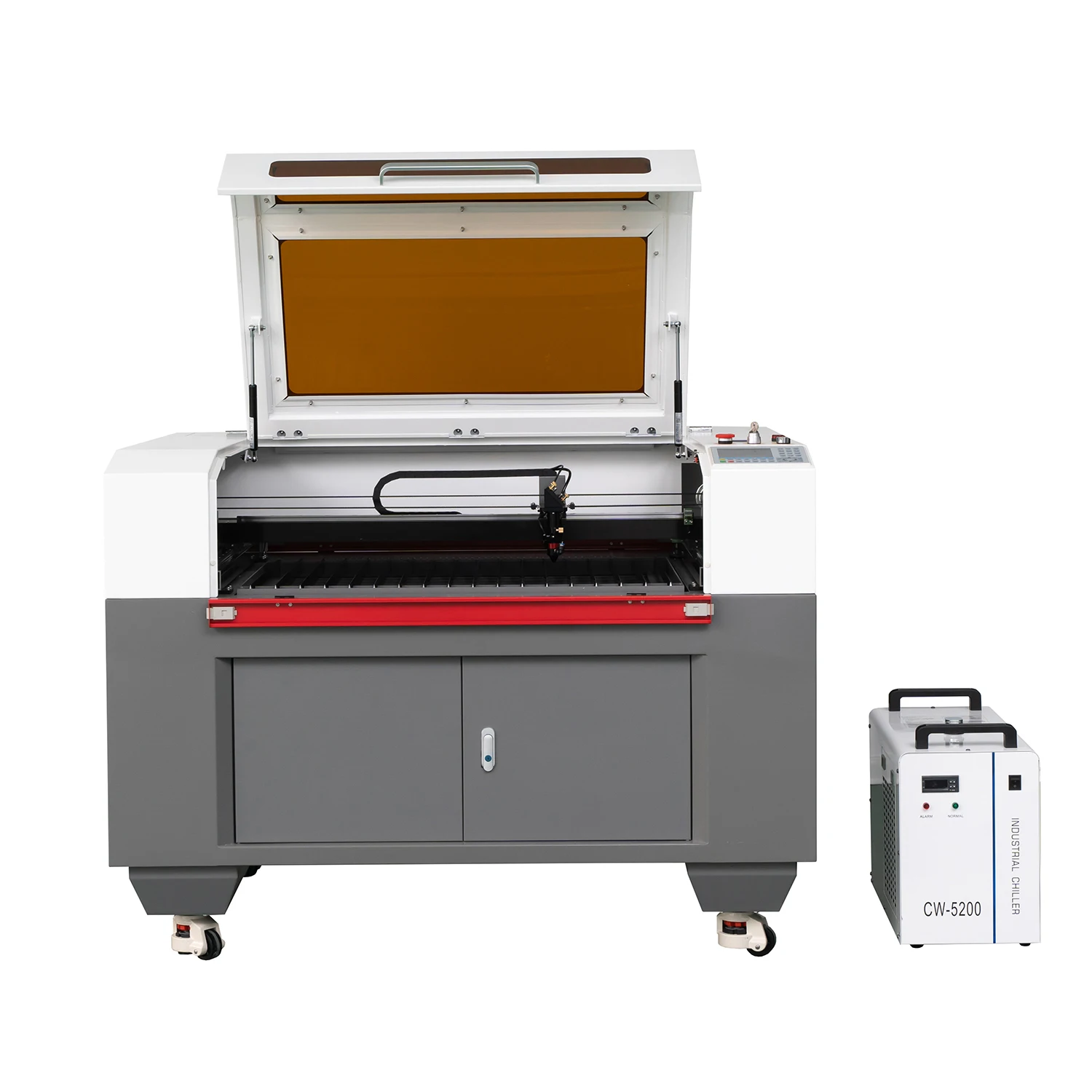 Reci Yongli 60w 80w 100w 130w 9060 6090 co2 laser cutting machine laser engraving machine