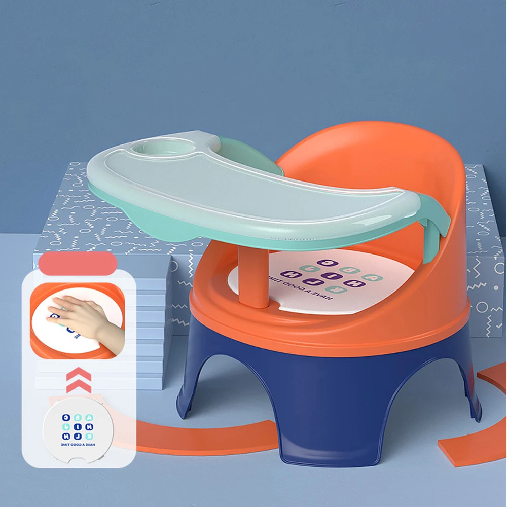 
2021 New Design Baby Product Pu Portable Booster Seat Baby Dining Chair// 