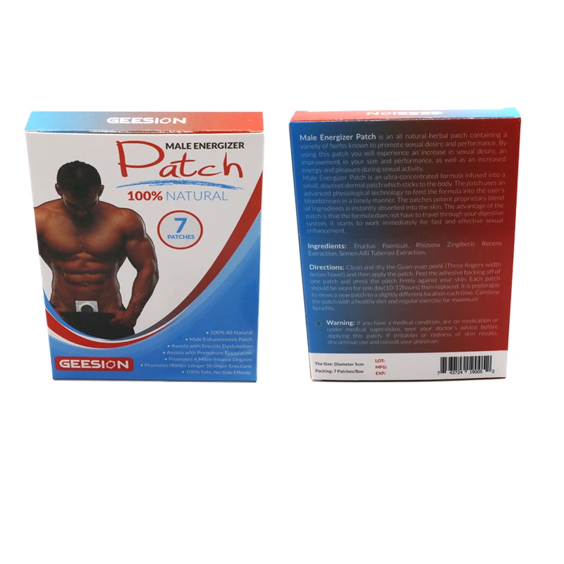 Health Care Men Product Kidney Enhancement Male Energizer Patch