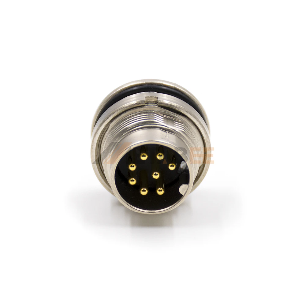 AISG Female 8 Pin for PCB DIN Connector with Reliable Signal Transmission