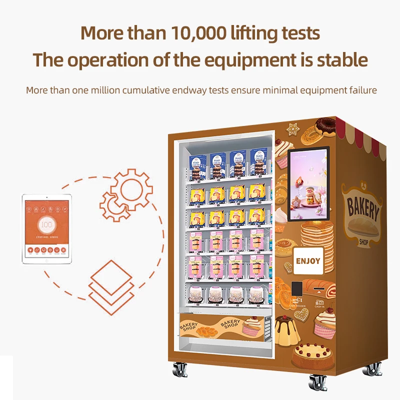 2024 fully automatic vending machine for food bakery