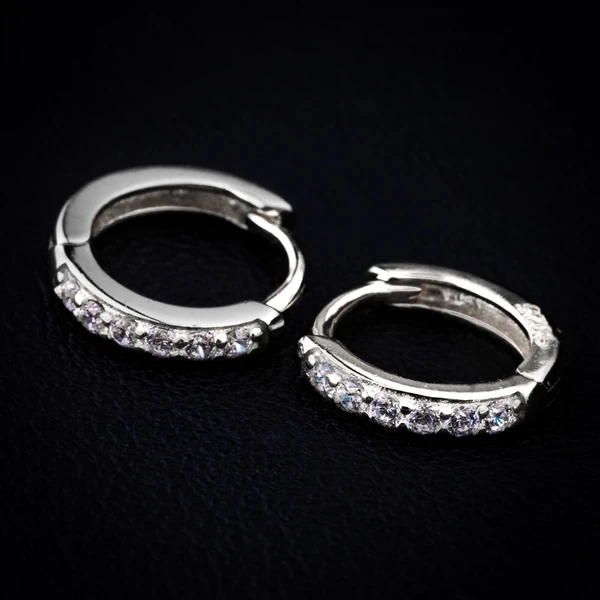 Factory Price High-end Custom Iced out Real S925 Silver 9k 10k 14k 18k Gold Moissanite Diamond Ear Studs Earrings for Men Women