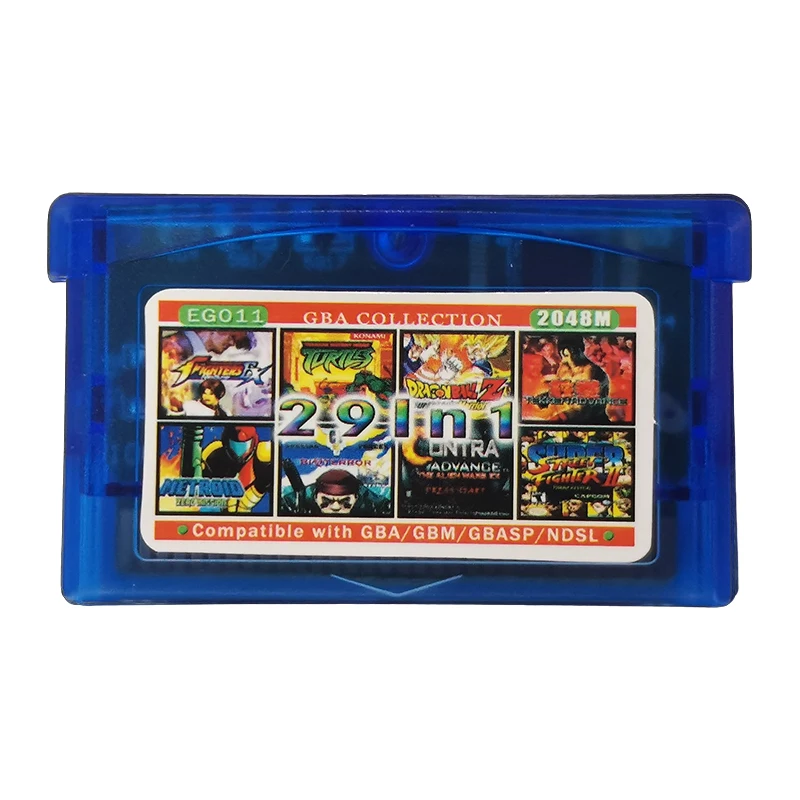 Видео игры карты для GBA EG001-012 5 Edition на английском языке Gba карточная