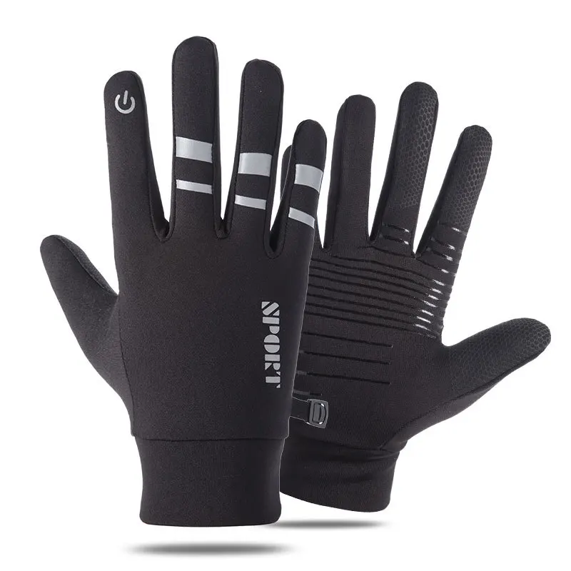 
Winter Warm Gloves Touch Screen Outdoor Waterproof Guantes De Ciclismo Fitness Running Motorbike Cycling Gloves For Gym Workout 