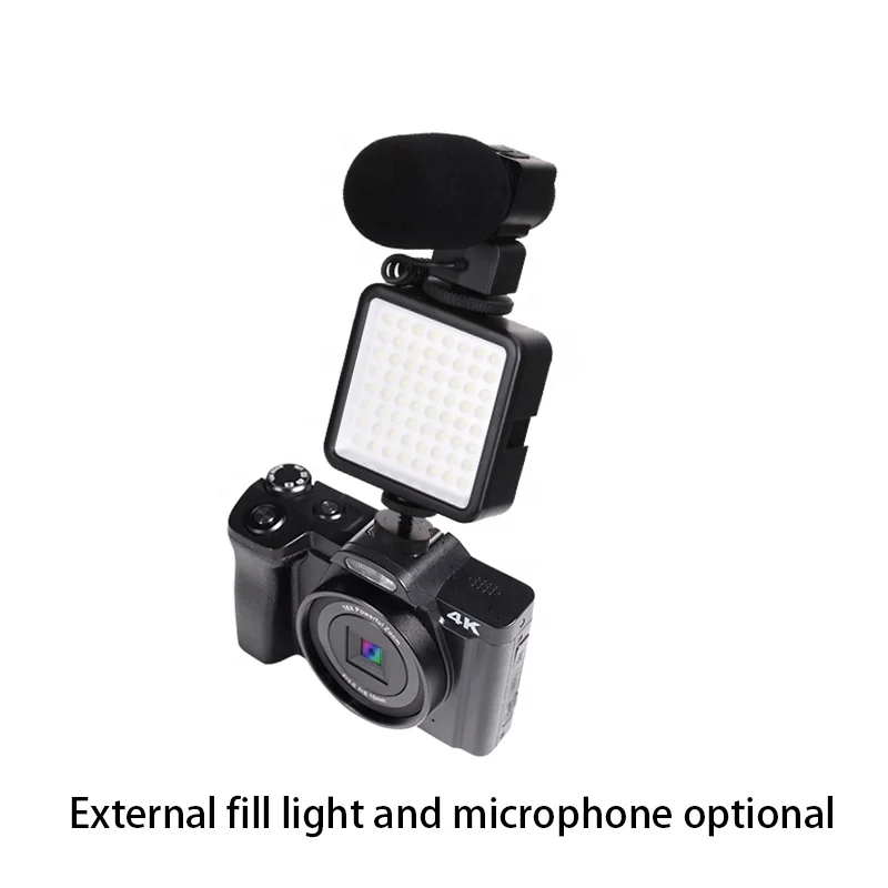 
2020 New 3.5 inch TFT LCD 48MP 16x digital zoom slr WIFI digital photo camera 4k 