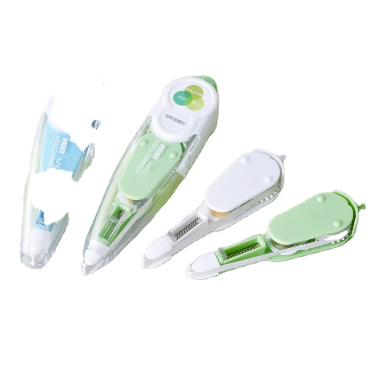 Press Type Retractable Correction Tape with Refill Tape Pen Type Correction Runner
