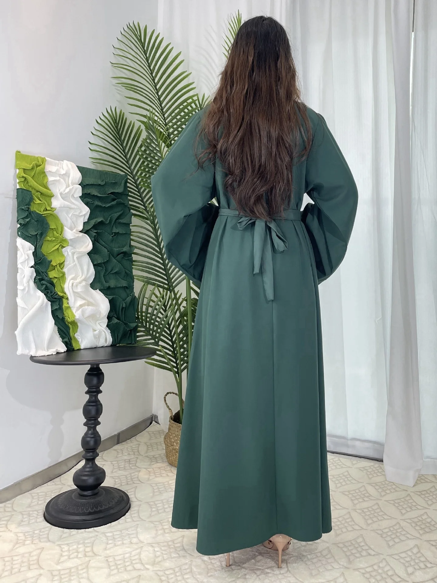 Bicomfort 2024 Wholesale High Quality Maxi Long chiffon Sleeve Middle East Arabic Islamic Clothing Robe Women Modest Abaya