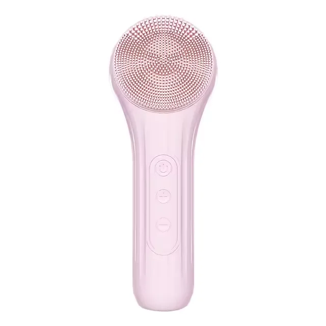 Hot Sale Facial Beauty Device Electric Sonic Vibration Silicone Facial Cleansing Brush