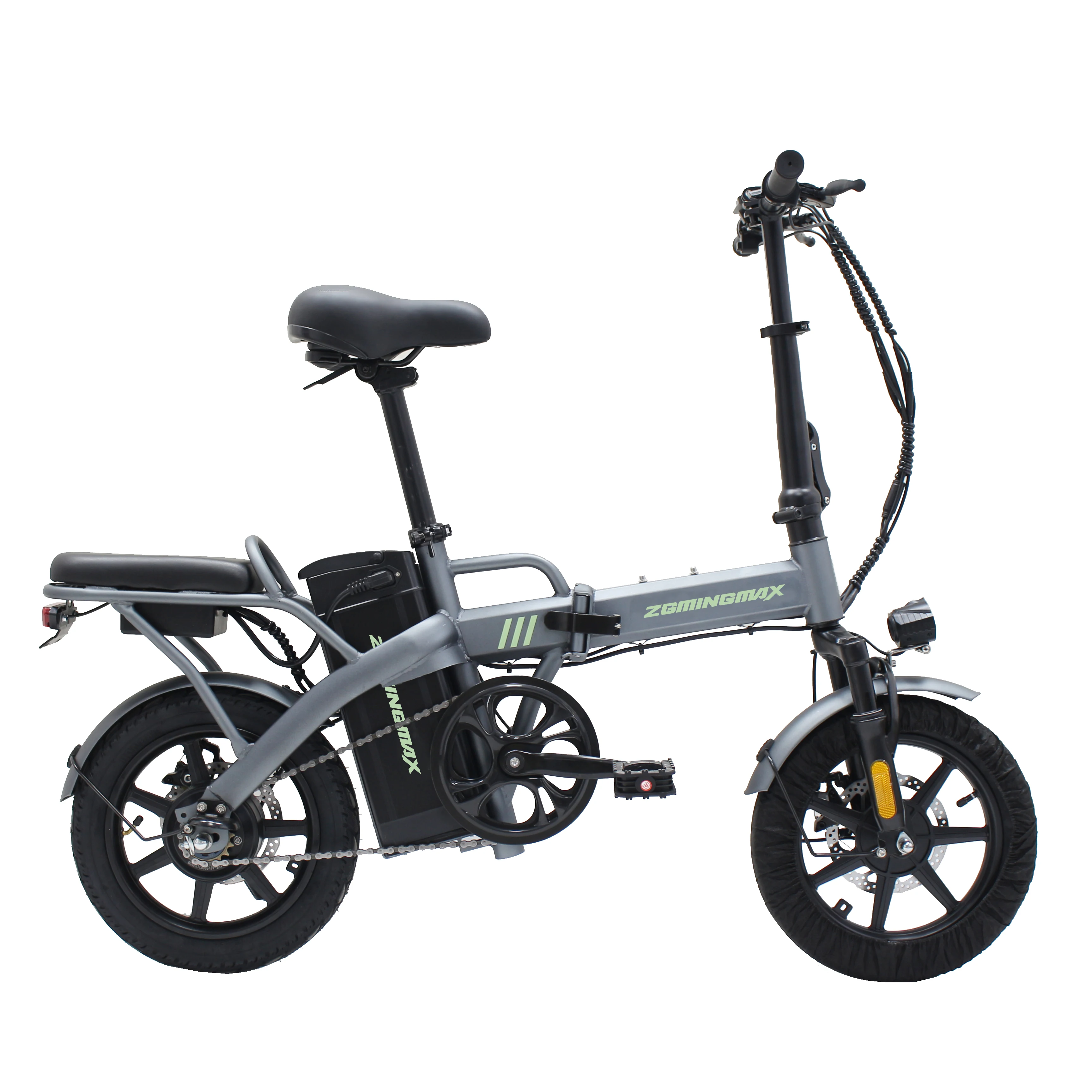 China Factory 14inch Hybrid Electric Mountain Fatbike Aluminum Alloy  Lithium Disc 250W500w Electric Hybrid Bike Fat Tire