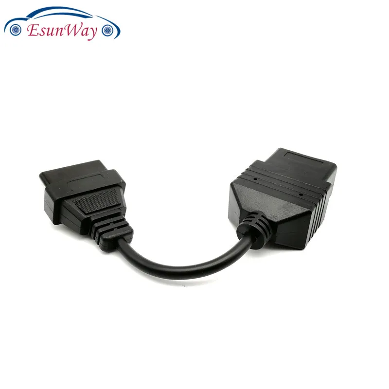 For 17Pin To 16Pin OBD II OBD2 Diagnostic Adapter Connector 17 Pin Diagnostic Interface Cable