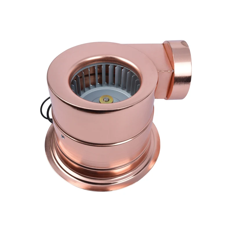 PINNOVO exhaust fan motor for korean bbq lifting exhaust smoke pipe with lampshade install side exhaust fans bbq