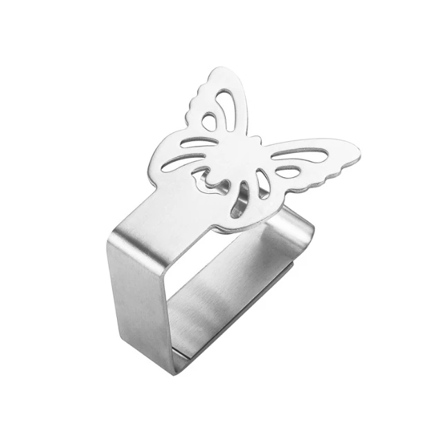 Great for Outdoor Kitchen Butterfly Tablecloth Clips Heavy Duty Strong Stainless Steel Tablecloth Clips Holder