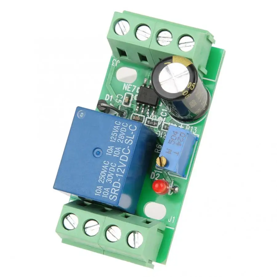 YOINNOVATI Delay Switch Connect Module Adjustable Time Delay Relay with On and Off Indicator 12V Delay Switch Module