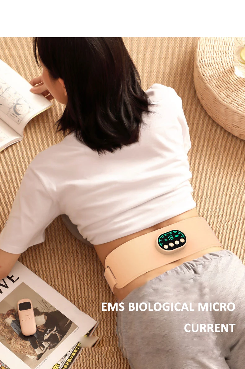 Menstrual Period Pain Warm Belt Portable Massage Cramp Pain Relief Menstrual For Women