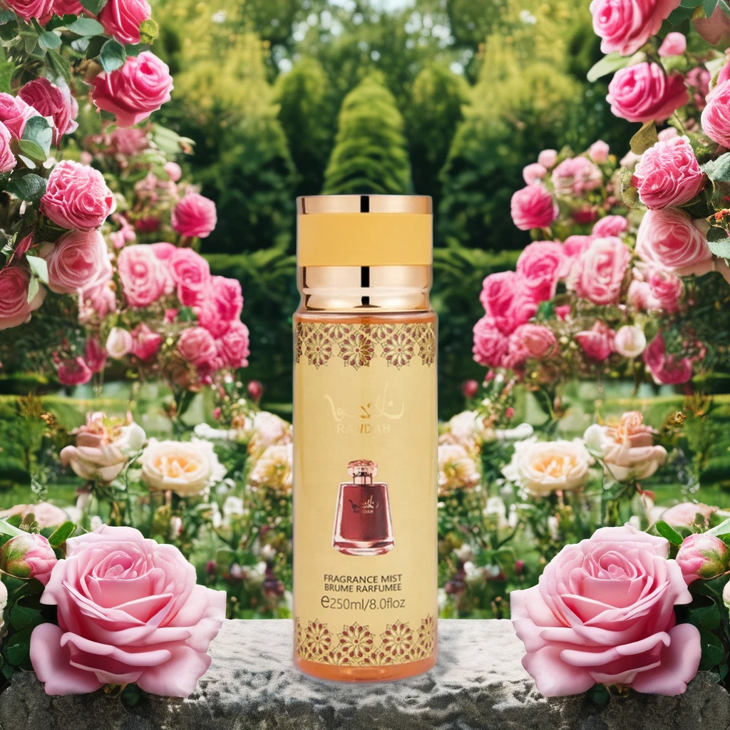 Hot sale Dubai style body spray perfume Arabian fragrance mist deodorant for women