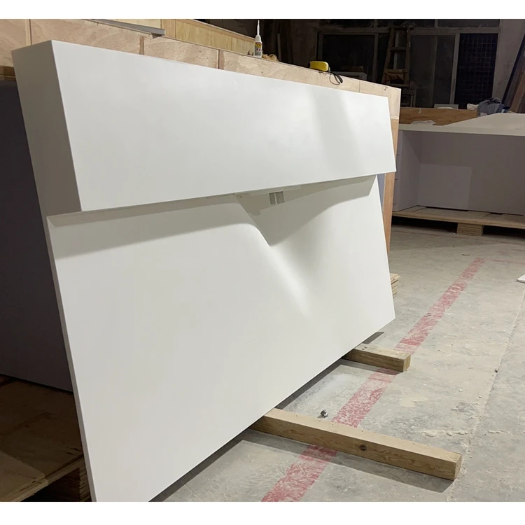 Corian твердая поверхность овальной формы раковина для ванной умывальник Специальный дизайн гостиной