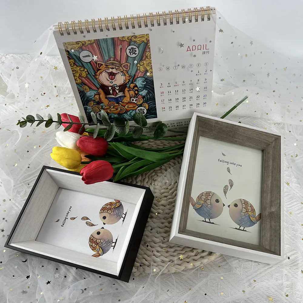 Multiple Size Customization 3d Stereoscopic Concave Wooden Decoration Photo Frame