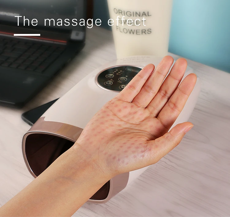 Vibration Hand Massage Machine Finger And Palm Massager With Heating Air Compression Hand Massager