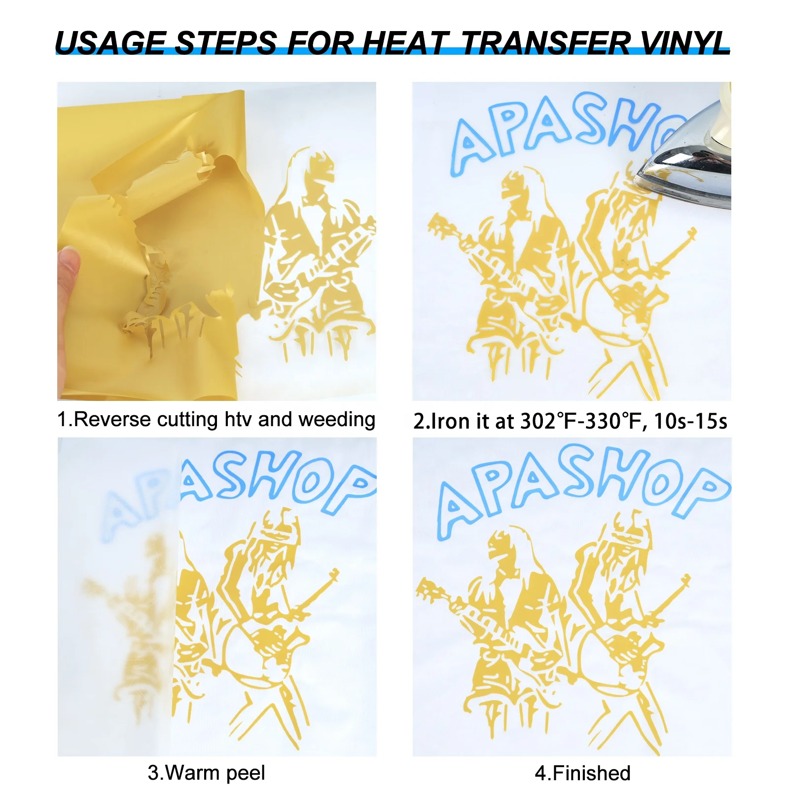 Renlitong Reflective Heat Transfer Vinyl PU Matte No Sticky Series White Iron on Best Htv