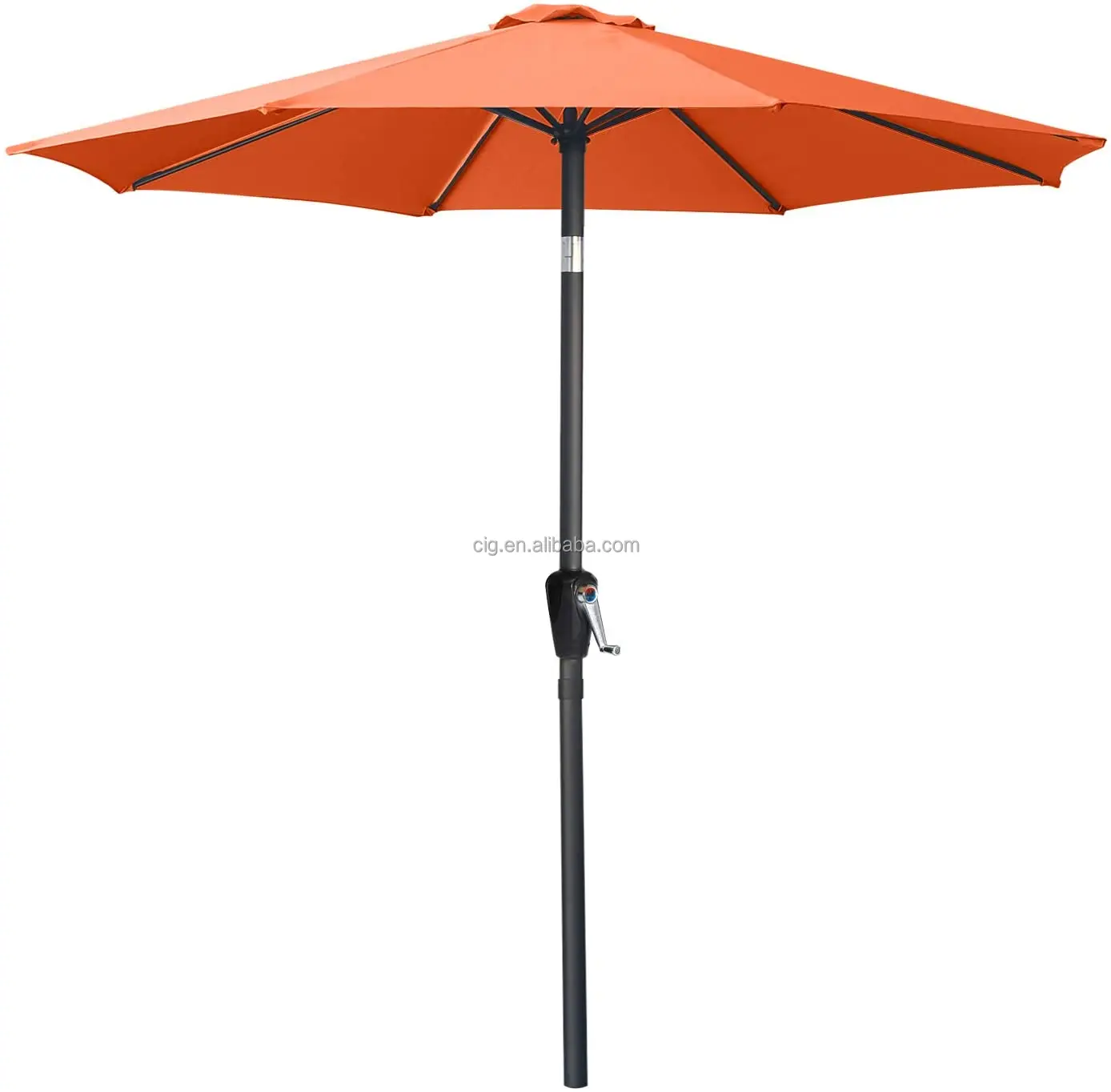 waterproof outdoor garden patio Umbrella With Push Button Tilt And Crank,market umbrella Parasols with base
