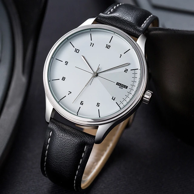 Low MOQ Yazole 502 Мужские кварцевые часы Montre в простом стиле по низкой цене