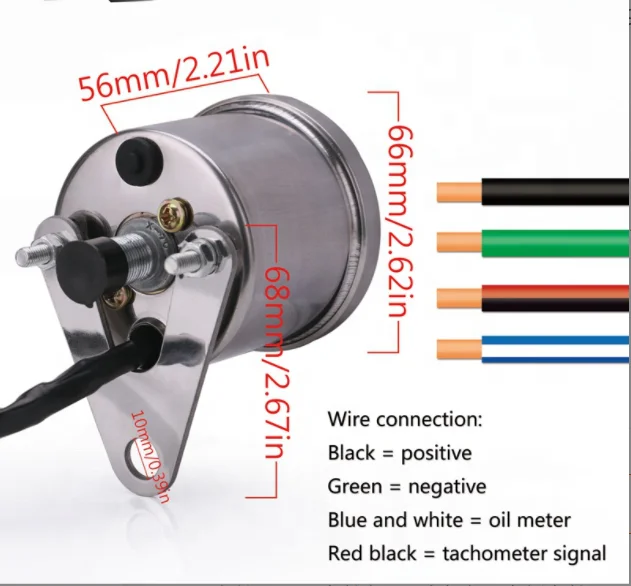 Motorcycle Dashboard for Speedometer, Odometer, Technical Meter, Fuel Gauge General Electric Motorcycle Digital Dashboard