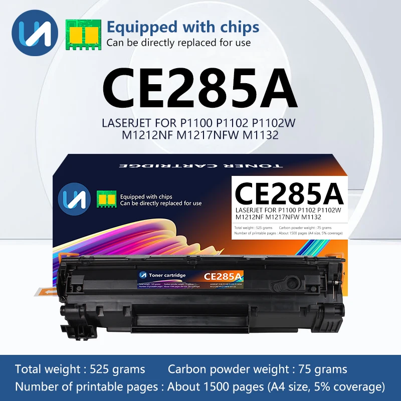 Завод Zhuhai CE285A совместимый с Тонер-картриджем HP 285A 85A LaserJet P1102w M1212nf M1217nfw M1132 P1100 P1102