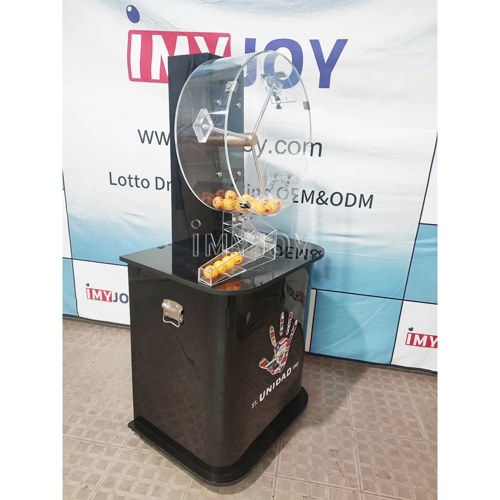 Lucky lotto ping pong ball sweepstakes online lottery accesorys drawing glcks lotterie machine 300 balls