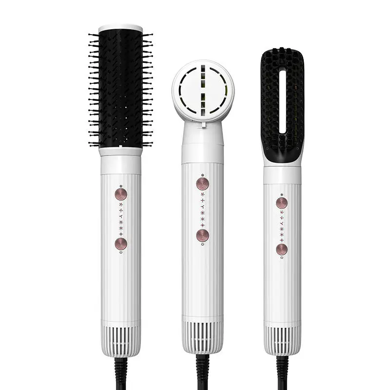 Hot Sale Ceramic Ionic Curling Iron Hair Heated Hair Dryer For Professional Salon Hot Air Brush For Curling Drying Straightening