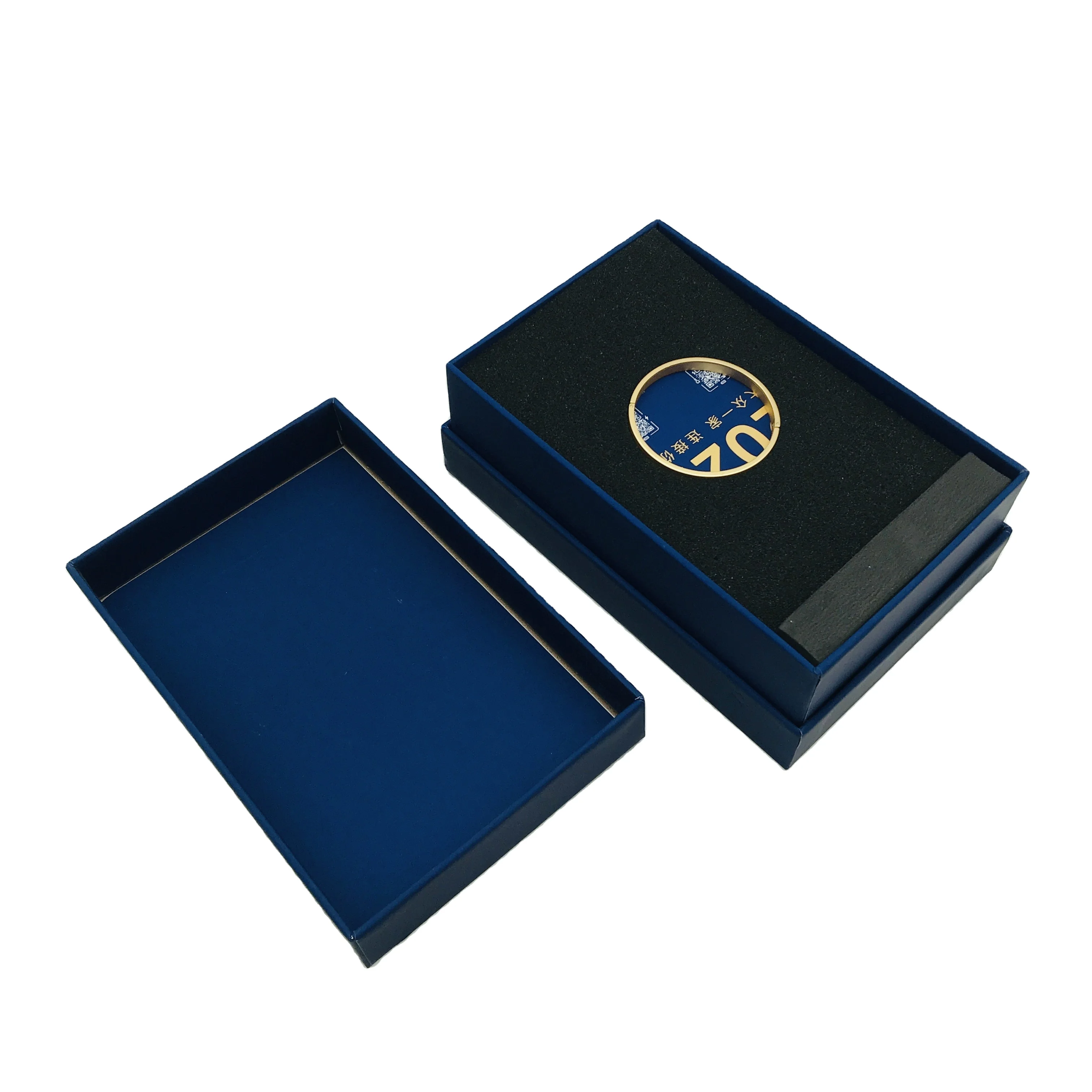 SM-LH097 Custom Logo square large black key box packing box high-end decorative boxes