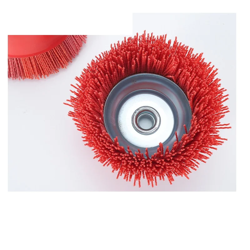 PMS Multi Nylon Cup Brush M14 Roller Industrial Polishing Grinding Round Steel Wire Wheel Brush