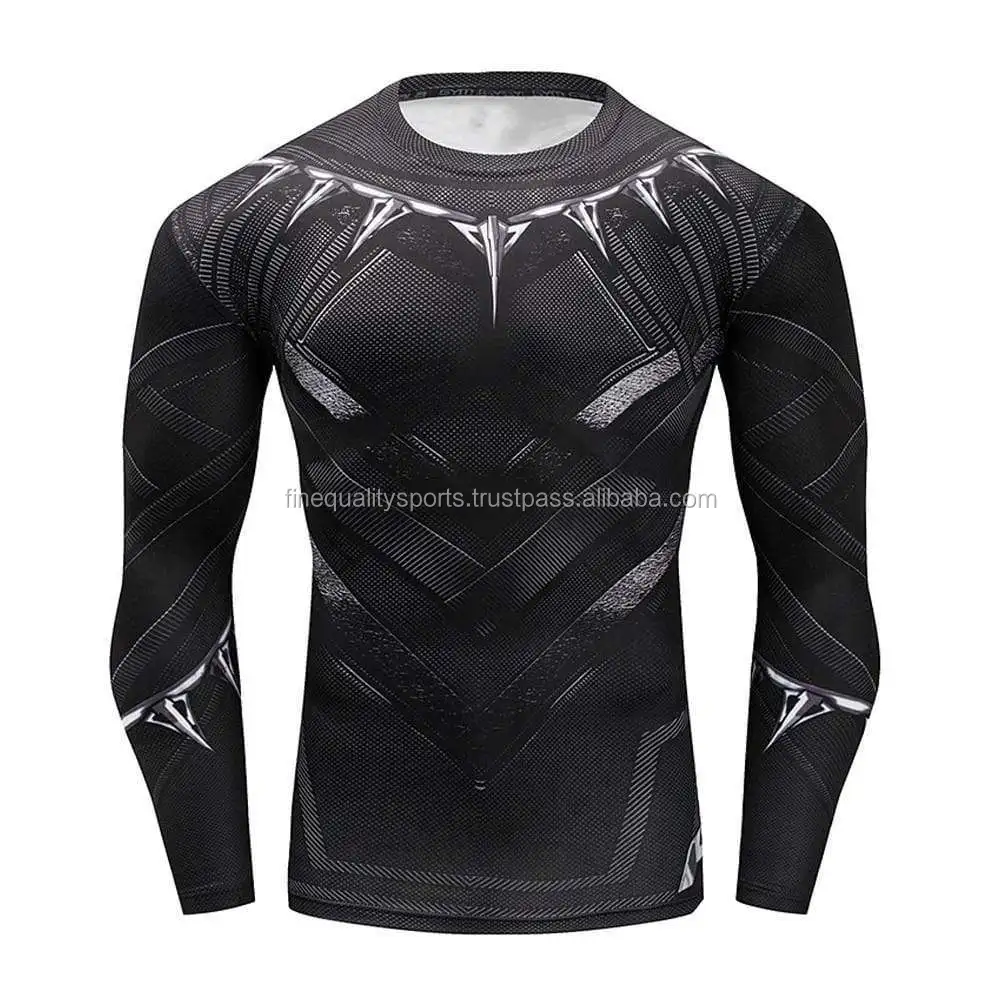 
Sky Blue BJJ Rash Guard / Rash Guard Manufacturers / Silicon Printed Rash Guard 