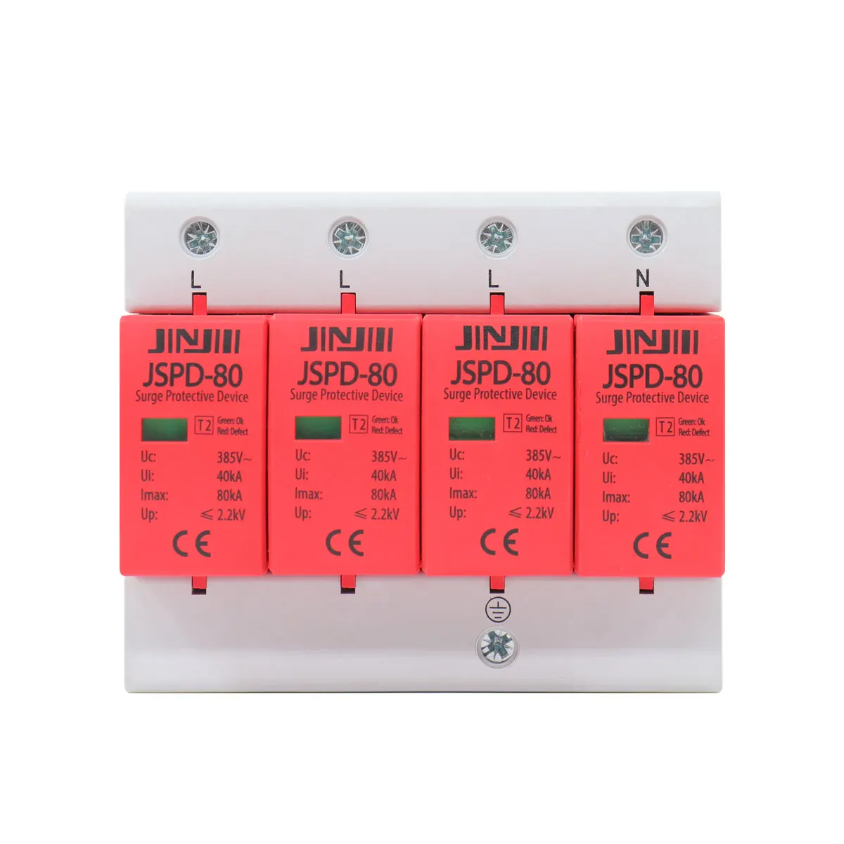 JSPD-40 1000V Lightning Strikes Surge Arrester Solar Photovoltaic Surge Protector Device DC SPD