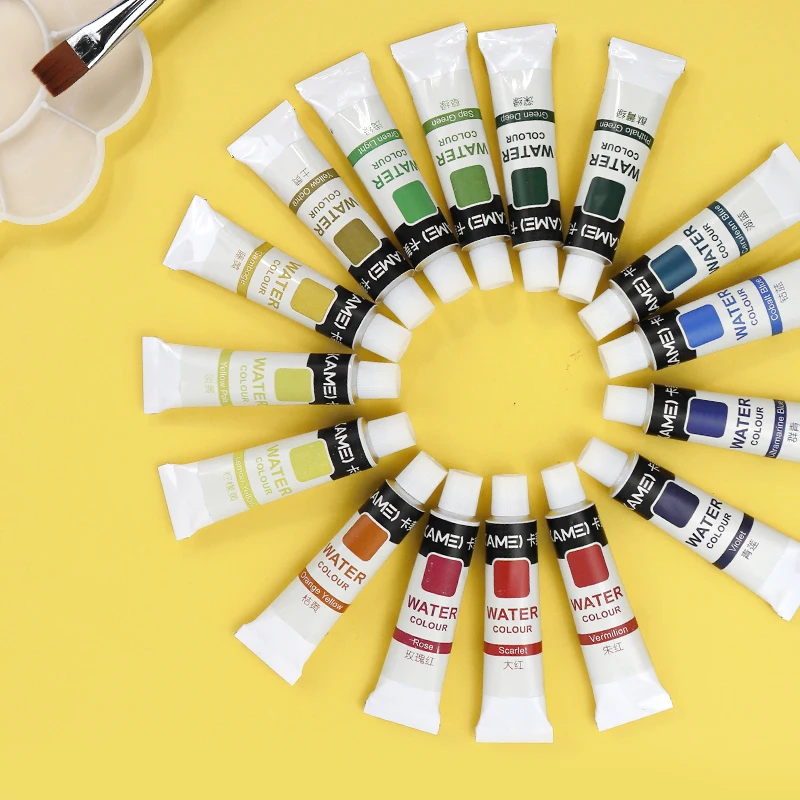 24 Colors Watercolor Paints Painting Set Art Crafts Watercolor Paints
