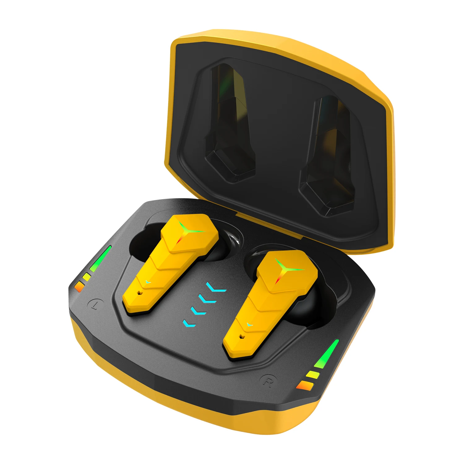 gaming earphone with charging case mini game tws wireless BT earphones earbuds