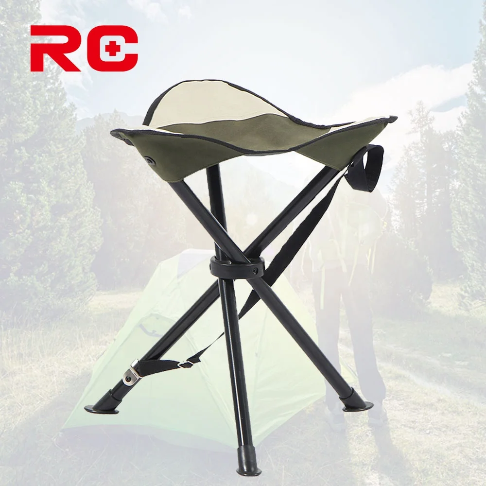 Outdoor Convenient Fishing Portable Fishing Chairs Casting Folding Stool Triangle Fishing Foldable Chairs