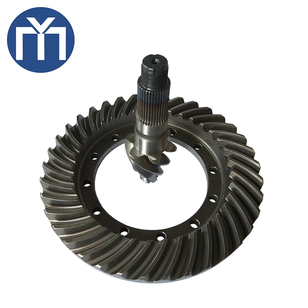 OEM bevel gear crown wheel pinion for mitsubishi