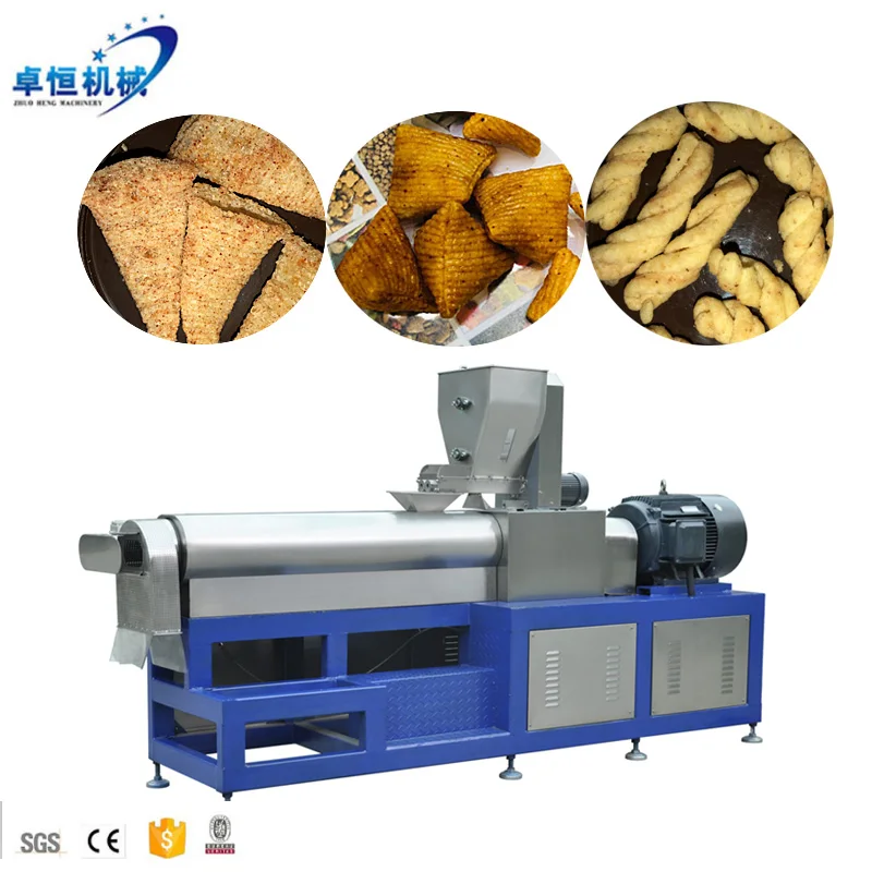 Strength factory doritos bugle tortilla chips other fried flour chips snack food extruder making machine