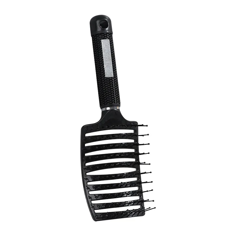 Comb Spare Ribs Large Bend Comb Nylon Tooth Curved Fluffy Shaped Massage Shaped Comb  Wholesale