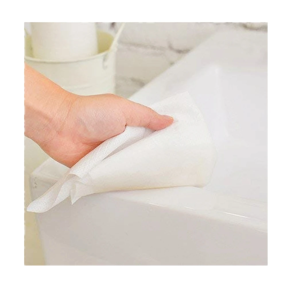 Spunlace Non Woven Fabric Wiping Rolls Cleaning Cloth For Kitchen, Flooring, Windows