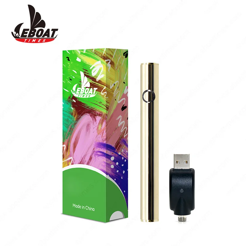 Verified A+ grade battery cell cbd battery 510 custom voltage vap vaporizer pen