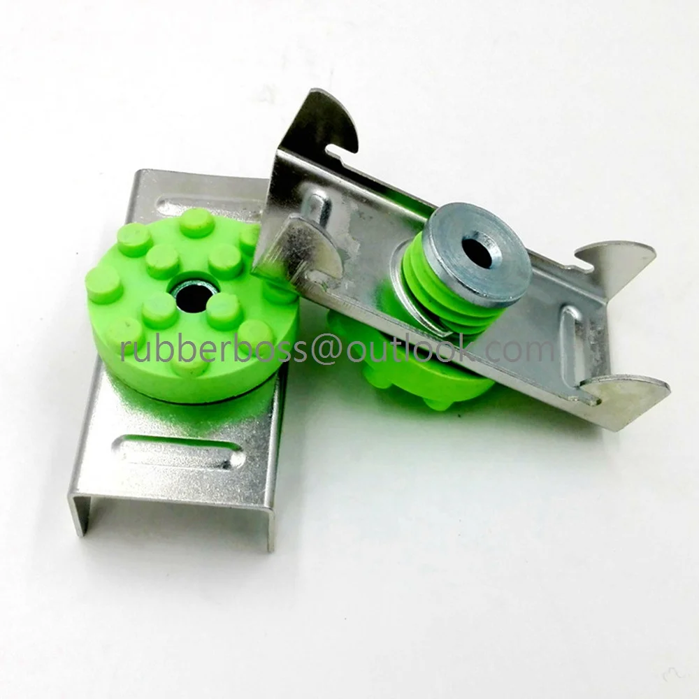 high resilience acoustic soundproofing resilient  sound isolation clip  for ceiling keel grid