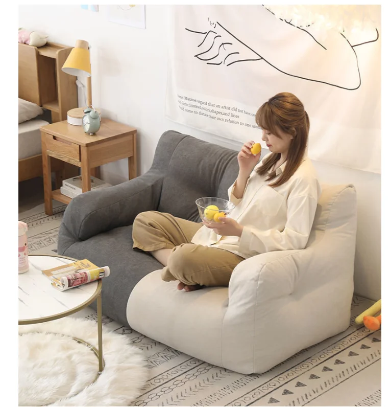 Wholesale Comfortable Indoor Relaxing Bean Bag Sofa Bed With Arm Chair Comfortable Chairs