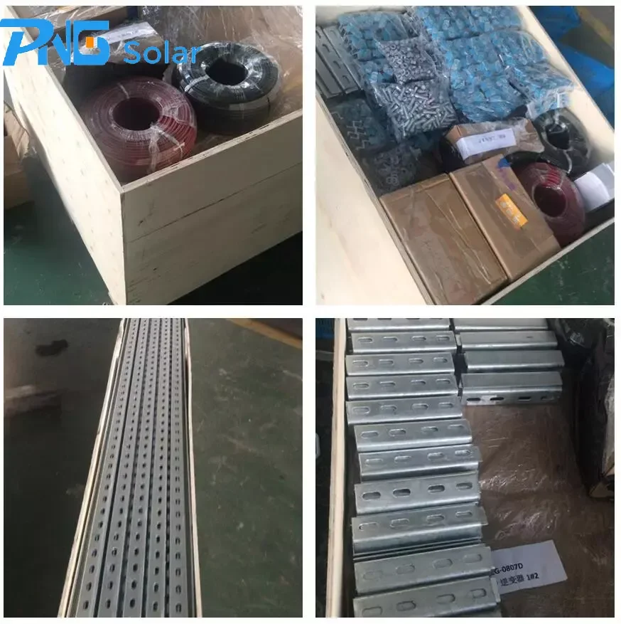 3kw 5kw 8kw 10kw 15kw on Grid Solar Power System for Home or Industry Use with Customized Bracket