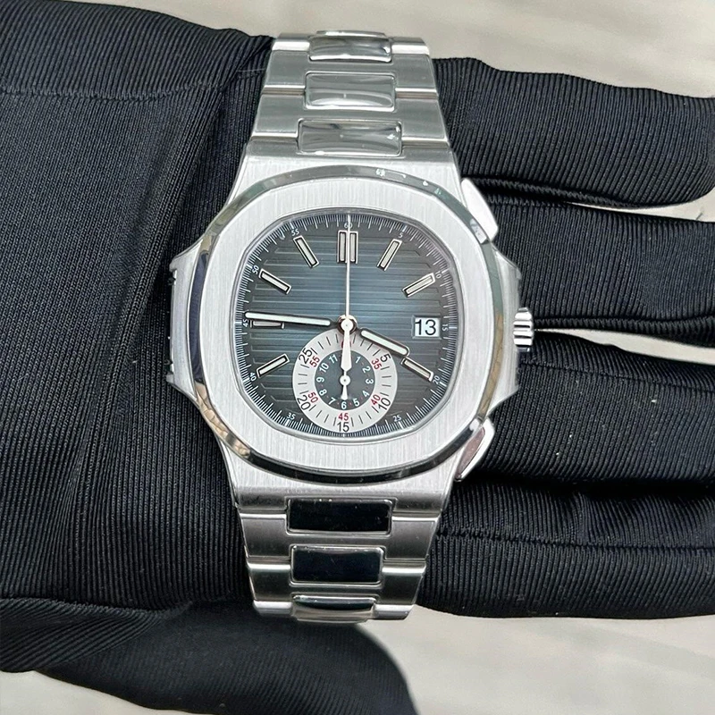 Super Quality Diving 5A watch PPF Factory 40.5mm 5980 CH 28-520 Automatic Chronograph Movement Luminous Luxury Watch
