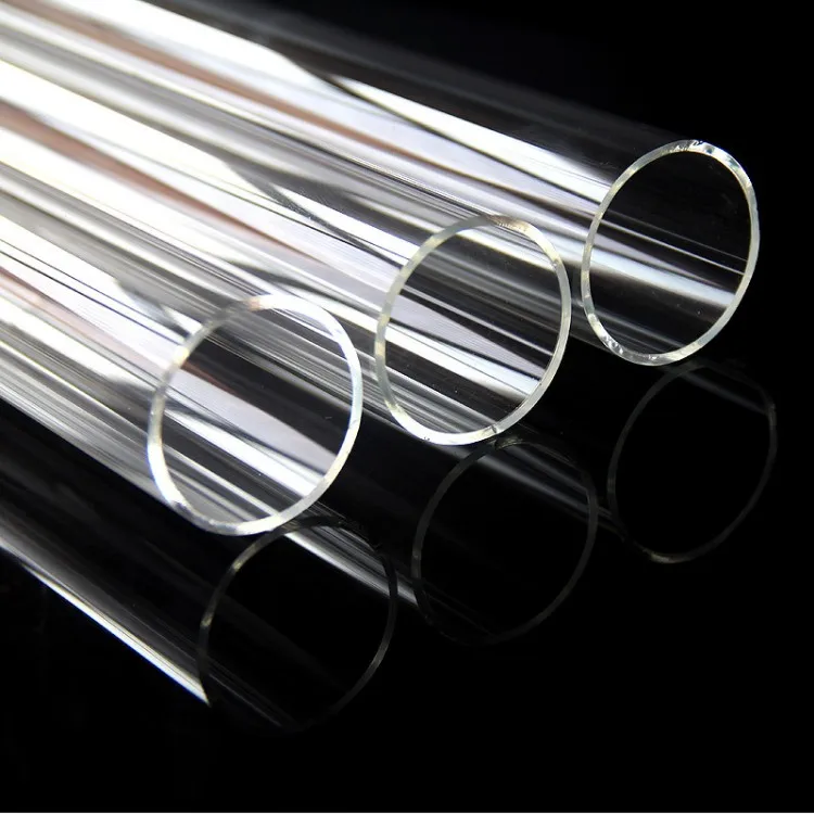 Wholesale custom lead-free High Borosilicate Glass Tubing Multiple Sizes transparent quartz glass tube