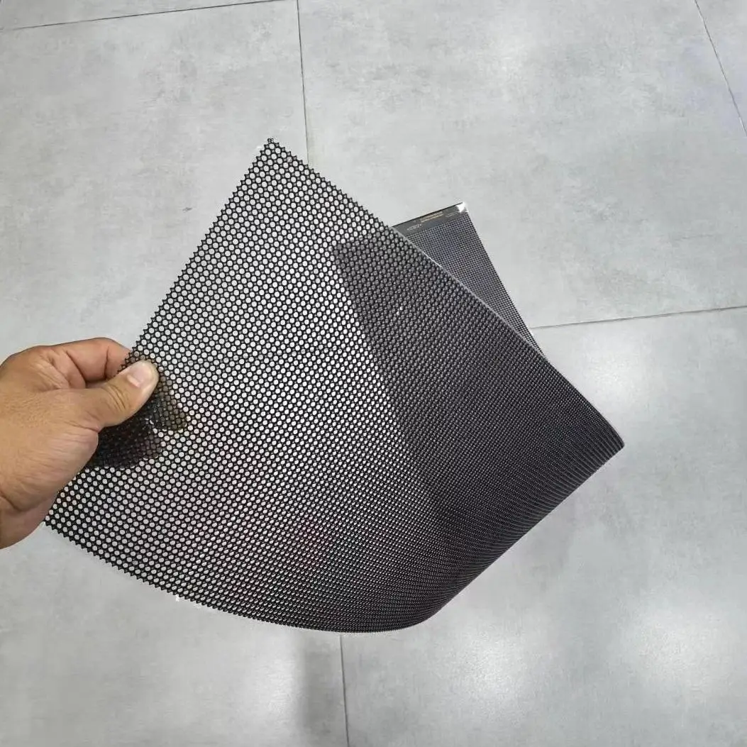 CNS-H-P3.75mm 3d Adhesive holographic Transparent Rear Projection Screen film For Glass Advertising Use with 3D Effect indoor