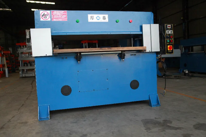 Hydraulic cut leather strip die cutting machine