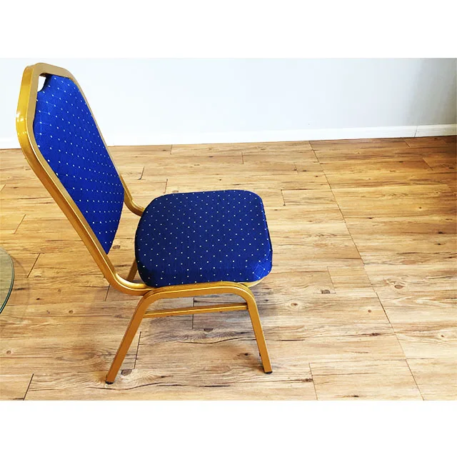 Fancy Rental Banquet Used Hotel Cheap Wholesale Stackable/Stacking Gold Event Banquet Chair