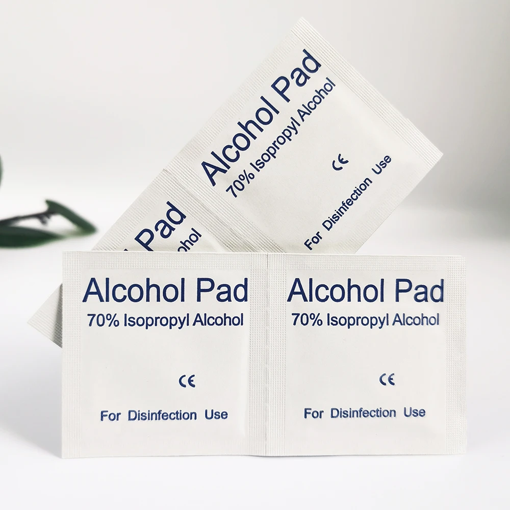 OEM ODM Disposable Antibacterial Cleaning Alcohol Prep Pads With 70% Isopropyl Alcohol